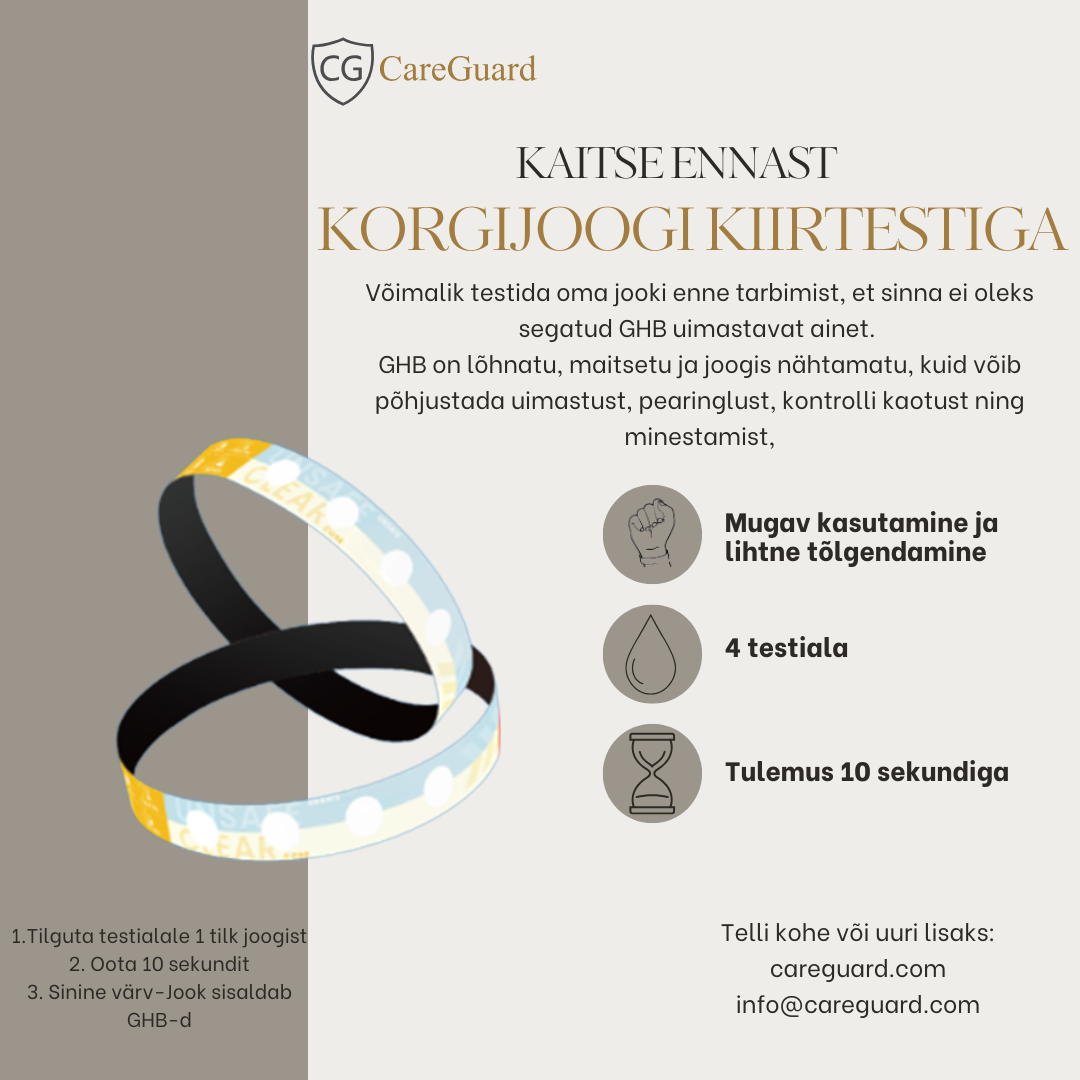 Korgijoogi tuvastamise käepael